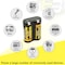 Exell Battery 6V 1700mAh 2CR5 Photo Lithium Battery Replaces 2CR5 DL245 EL2CR5 2CR5M EB-2CR5 - alternate 7